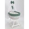 Bekleding voor babywiegjes rotan mand