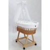 Bekleding Wiegmand Rotan Wit