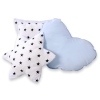 3-delige Kussenset Blauw