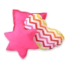 3-delige Kussenset Roze Geel Zigzag