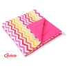 3-delige Kussenset Roze Geel Zigzag