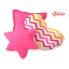 3-delige Kussenset Roze Geel Zigzag