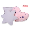 3 st Kussens voor Tipi Speeltent Blauw Roze Grijs Sterren