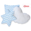 3 st Kussens voor Tipi Speeltent Blauw Zigzag