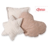 3 st Kussens voor Tipi Speeltent Bruin Beige Polkaprikker Snijder