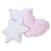 3 st Kussens voor Tipi Speeltent Roze Zigzag