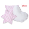 3 st Kussens voor Tipi Speeltent Roze Zigzag