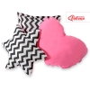 3 st Kussens voor Tipi Speeltent Roze Zwart Zigzag