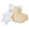 3 st Kussens voor Wigwam Speeltent Beige Polkaprikker