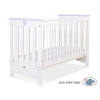 Babybed 120x60 cm - Lorenzo III Wit Lila