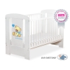 Babybed 120x60 cm - Tedy Bear with bow Wit Blauw Bear With Bow