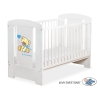 Babybed 120x60 cm - Tedy Bear with bow Wit Blauw Bear With Bow