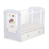 Babybed met Lade 120x60 cm - Happy balloons MAXI Woud