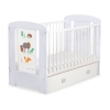Babybed met Lade 120x60 cm - Happy balloons MAXI Woud