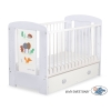 Babybed met Lade 120x60 cm - Happy balloons MAXI Woud