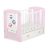 Babybed met Lade 120x60 cm - Owls Bigi Zibi & Adele MAXI Gelukkige Uilen