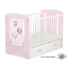 Babybed met Lade 120x60 cm - Owls Bigi Zibi & Adele MAXI Gelukkige Uilen