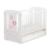 Babybed met Lade 120x60 cm - Owls Bigi Zibi & Adele STANDARD Gelukkige Uilen