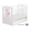 Babybed met Lade 120x60 cm - Owls Bigi Zibi & Adele STANDARD Gelukkige Uilen