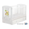 Babybed met Lade 120x60 cm - Tedy Bear with bow MAXI Bear With Bow