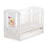 Babybed met Lade 120x60 cm - Tedy Bear with bow STANDARD Ivoor Bear With Bow