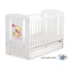 Babybed met Lade 120x60 cm - Tedy Bear with bow STANDARD Ivoor Bear With Bow
