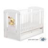Babybed met Lade 120x60 cm - Tedy Bear with bow STANDARD Ivoor Bear With Bow