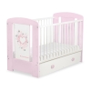 Babybed met Lade Chic 120x60 cm MAXI Roze