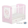 Babybed met Lade Chic 120x60 cm MAXI Roze