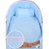 Babybed met Rieten Kap Blauw Carina Voor Jongens