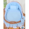 Babybed met Rieten Kap Blauw Carina Voor Jongens