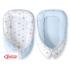 Babynest Grijs Blauw Sterren
