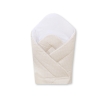 Babynest met versteviging - Harten Beige Polkaprikker