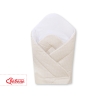Babynest met versteviging - Harten Beige Polkaprikker