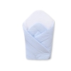 Babynest met versteviging - Harten Blauw Geruit