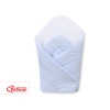 Babynest met versteviging - Harten Blauw Geruit