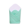 Babynest met versteviging - Harten Mint Polkaprikker