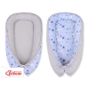 Babynestje Blauw Grijs Sterren