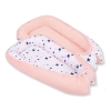 Babynestje Blauw Poederroze