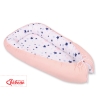 Babynestje Blauw Poederroze