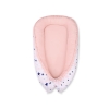 Babynestje Blauw Poederroze