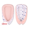 Babynestje Blauw Poederroze