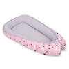 Babynestje Blauw Roze Grijs Sterren