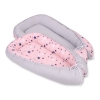 Babynestje Blauw Roze Grijs Sterren