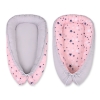 Babynestje Blauw Roze Grijs Sterren