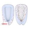 Babynestje Grijs Blauw Wolken
