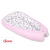 Babynestje Roze Grijs Wolken