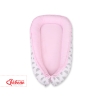 Babynestje Roze Grijs Wolken
