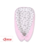 Babynestje Roze Grijs Wolken