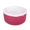 Ballenbak Baby Minky  Bordeaux Wit-wijnrood